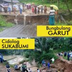 Banjir Memutus Jembatan di Sukabumi & Garut